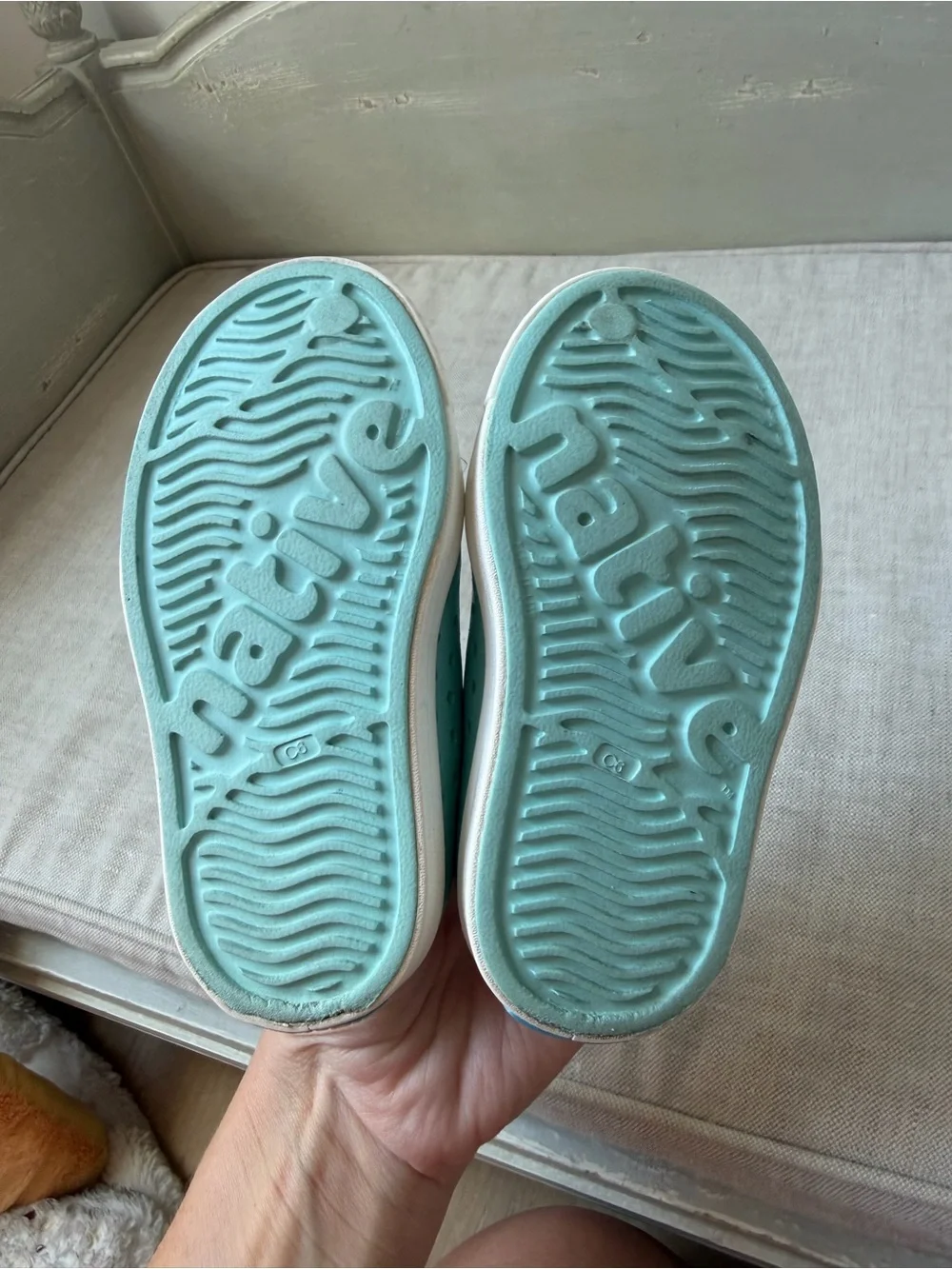 Native Aqua Slip-On Mary Jane Shoes